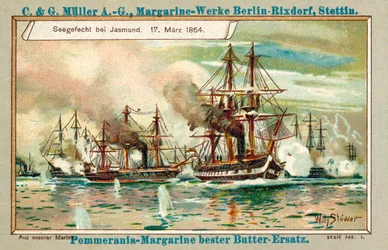 Batalla naval de Jasmund, 17 de marzo de 1864
